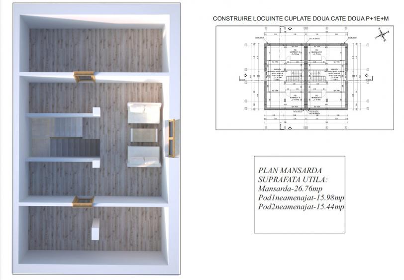 Popesti Leordeni-Strada Astrelor-5 camere-individuala - 4