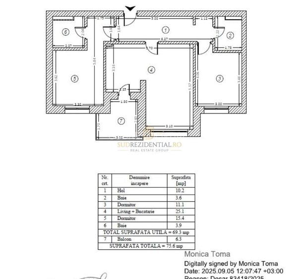 Apartament 3 camere, incalzire in pardoseala–Bloc nou - Bd Metalurgiei - 8