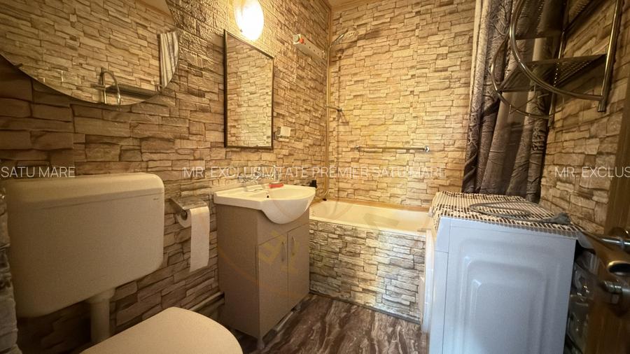 Chirie 2 camere Etaj III Carei - Str. Platanilor Nr.10 - Comision 0% chiriaș - 6