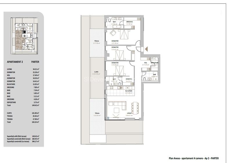 4 Camere cu Curte | 3 Bai | Dressing | Proiect Premium Iancu Nicolae - 1