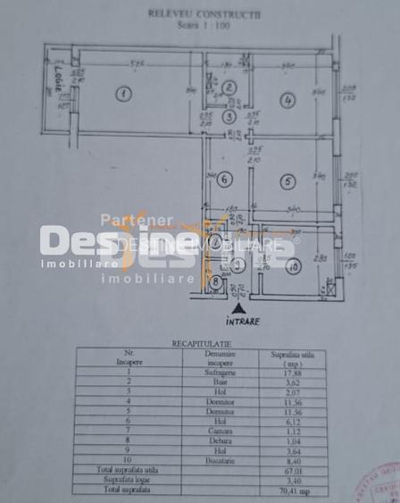 Apartament 3 Camere Decomandat - Mircea cel Batran - 13