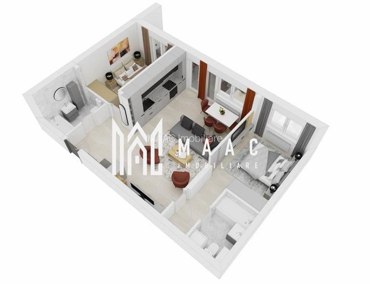 Apartament 3 camere I 64 mp I Sibiu I Doamna Stanca I 2 băi I balcon 10 mp - 5