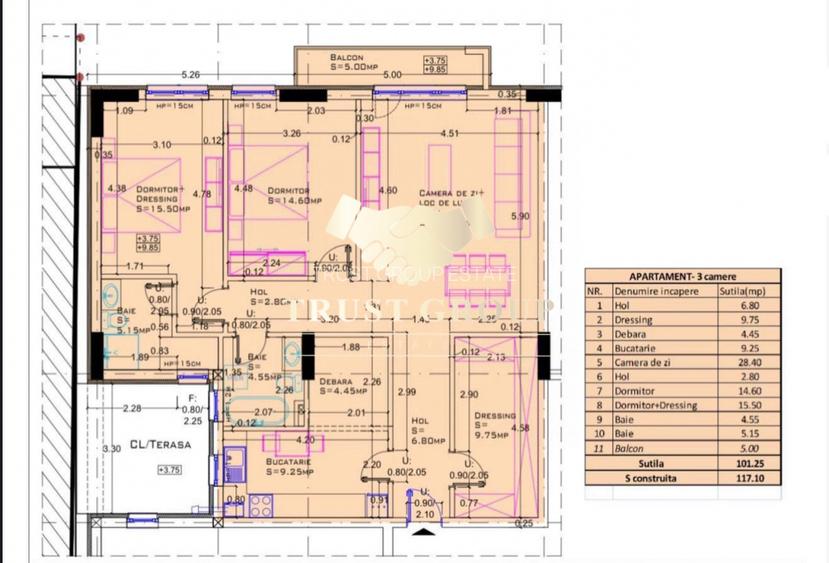 Apartament 3 camere Aviatiei | Imobil 2025 | Parcare  - 3