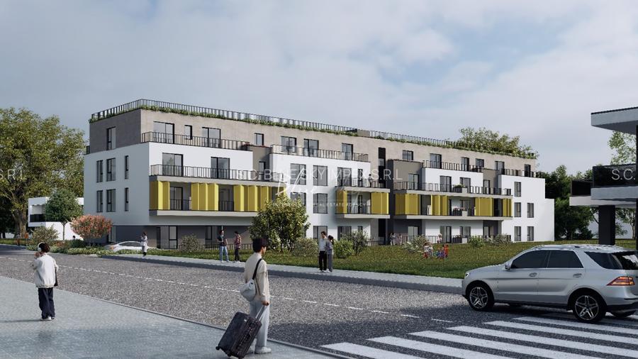 Madrid Park Residence- Apartament 3 camere cu terasa 17.7 mp - 2