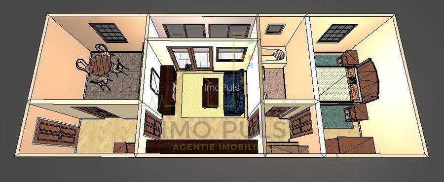 Model mare. Acoperis nou. Contor gaz (2 focuri) - 1