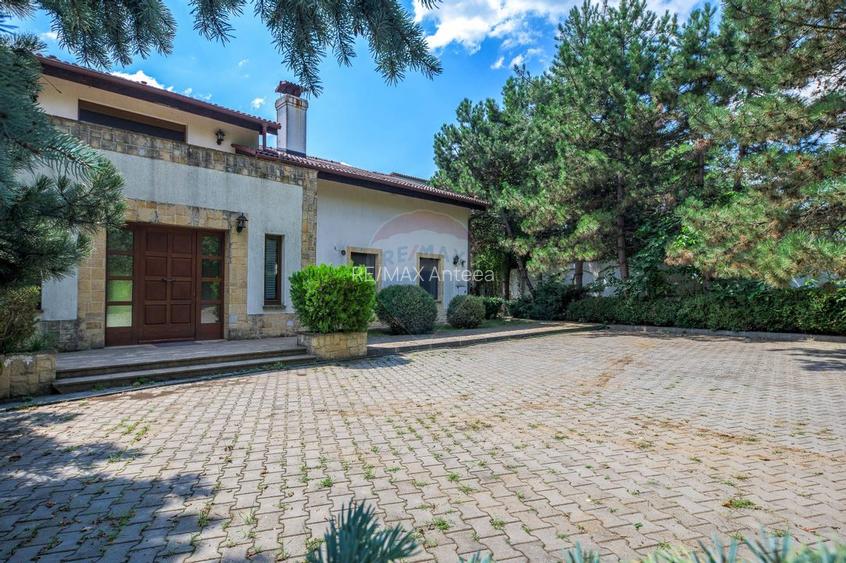 Vila neoromânească cu influențe toscane pe malul lacului Snagov - 37