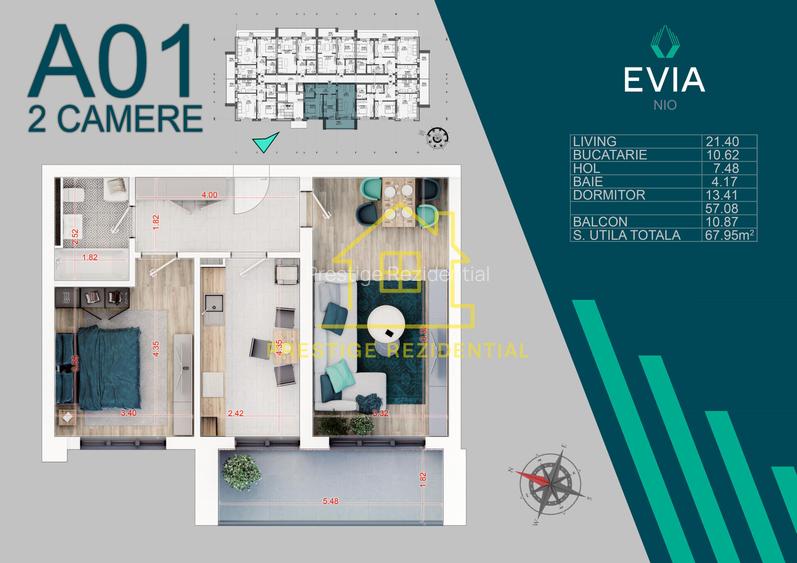 2 Cam/ 68mp/ Premium/ zona Titan-Pallady/ incalzire pardoseala - 9