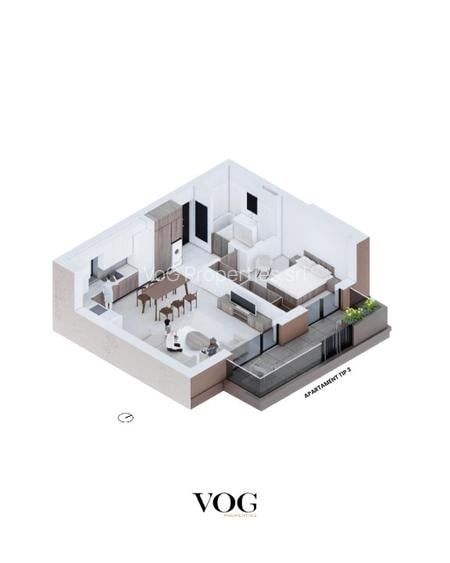 VoG Dealea Noua - Decebal apartament 2 camere bloc nou - 9