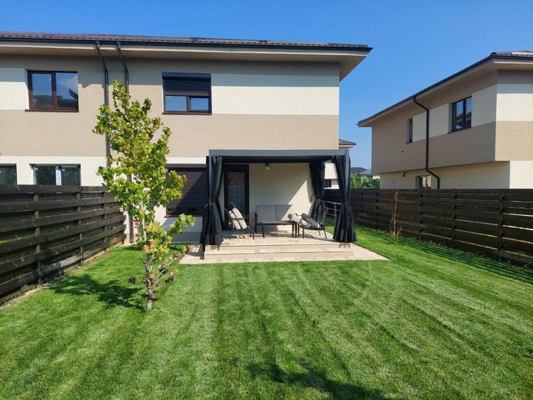Casa mobilata tip duplex central in cartier rezidential Corbeanca