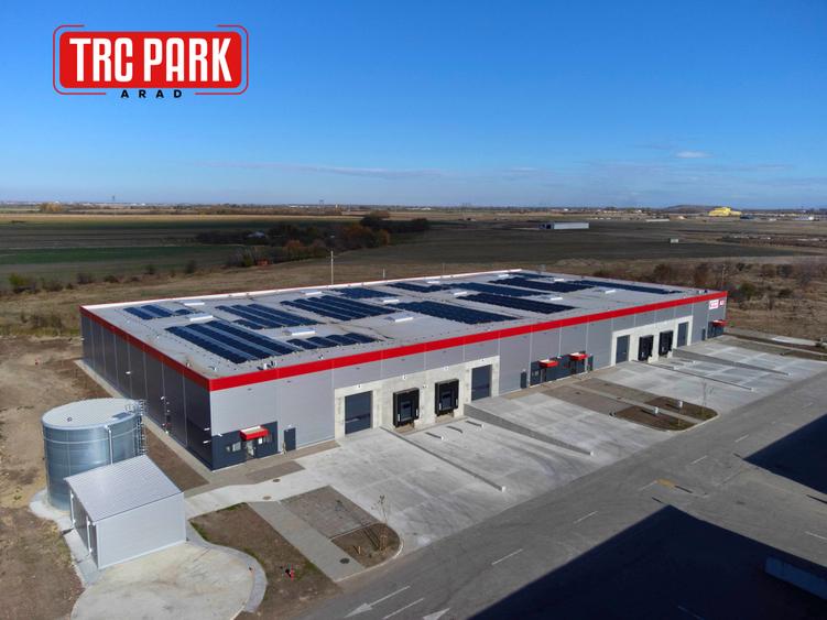 Hală modernă producție, depozitare cu panouri solare – Modul 3:  1176 mp