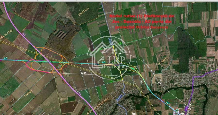 Oportunitate Investiție/Construcție: Loturi 400mp Creața(Dascălu) | Acces DC185