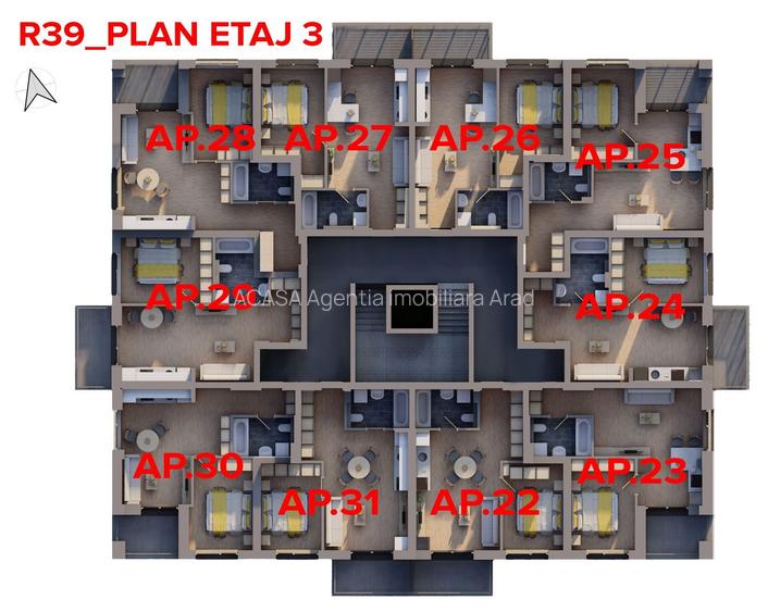 Apartament nou complex rezidențial ARED - Comision 0% - 4