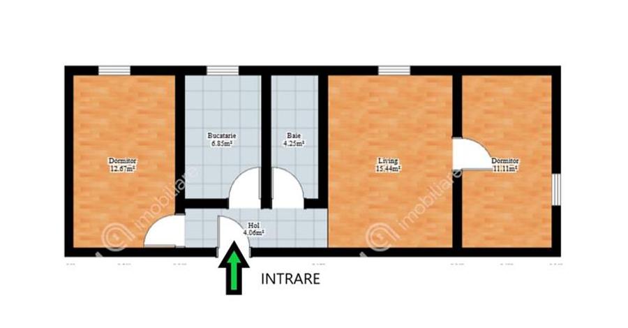 Apartament 3 camere in zona Terezian din Sibiu