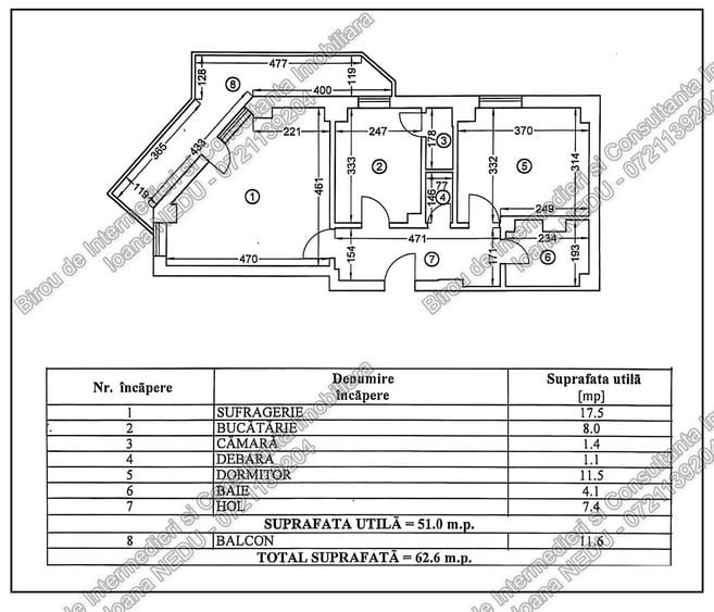 🙋Tomis 2 MD-uri🔸2 Camere Decomandate 63m² Etaj 2 cu LIFT