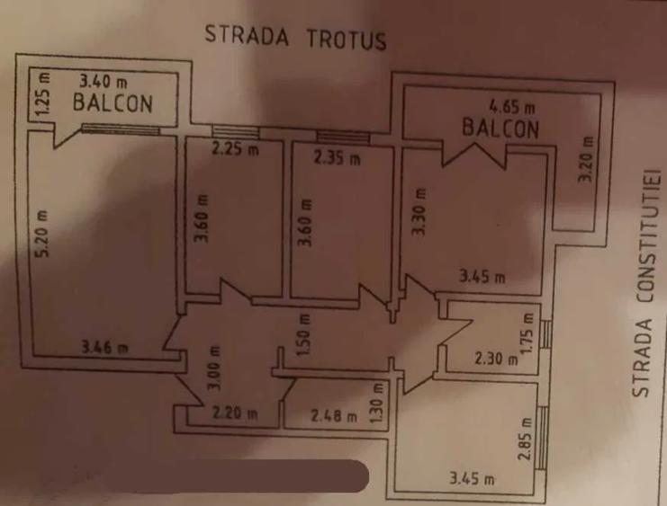 Vand apartament 4 camere + extindere