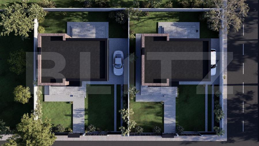 Casa moderna la roșu , 114.95 mp utili, 324 mp teren - Burdujeni