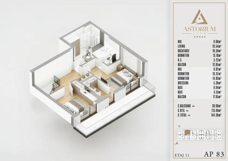 Apartament 4 Camere Premium cu Finisaje de Lux | Rezidențial | Comision 0%