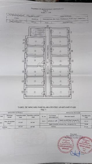 Camin nefamilisti in zona Bucsinescu ,Iasi,  5 nivele, amprenta la sol 207mp