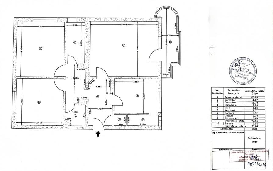 Rond Alba Iulia - 3 camere , ideal investitie