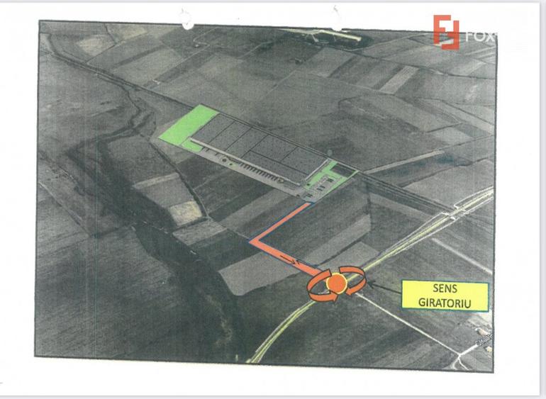 57 Hectare Teren centura cu front 485 ml pretabil parc logistic - V5480