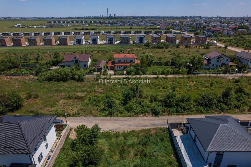 DOMNESTI - FORTULUI, TEREN CONSTRUCTII 407 MP, FRONT 26 M ! - 2