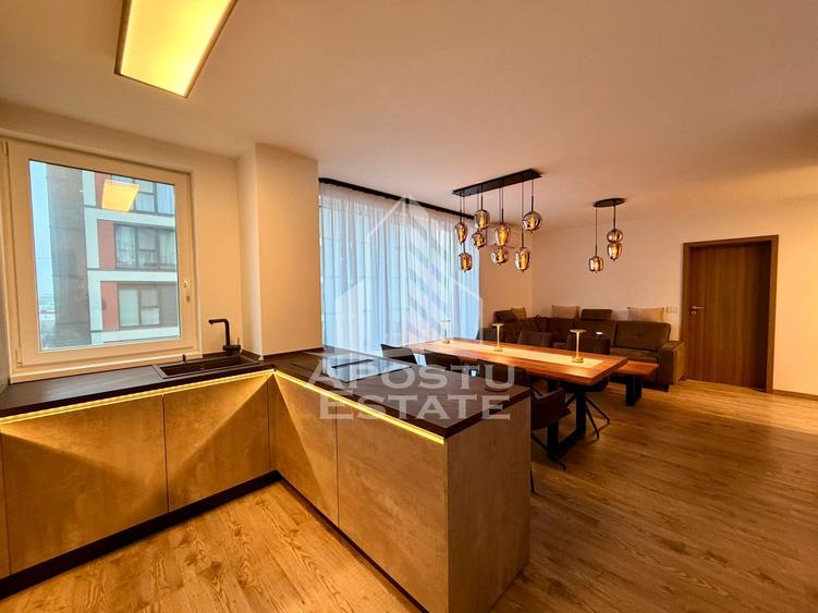 Apartament cu 3 camere de inchiriat, mobilat Lux, Rebreanu Towers