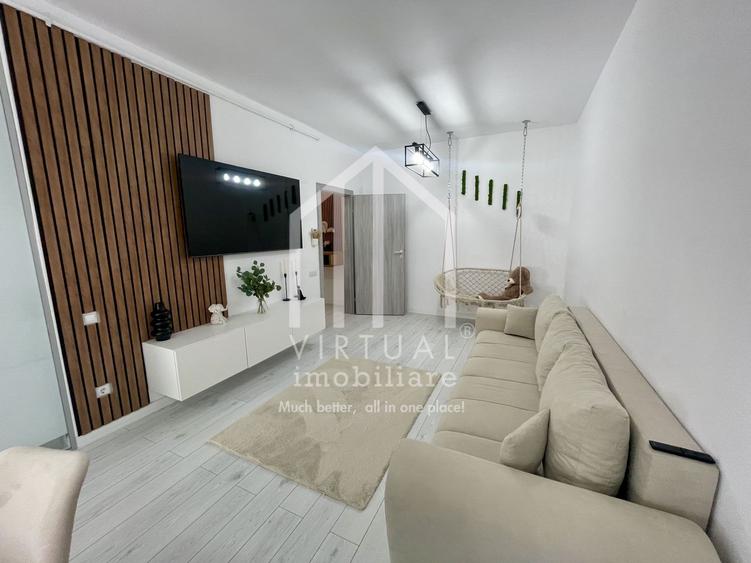 Apartament de inchiriat in Sibiu 2 camere, mobilat lux, zona Mandra
