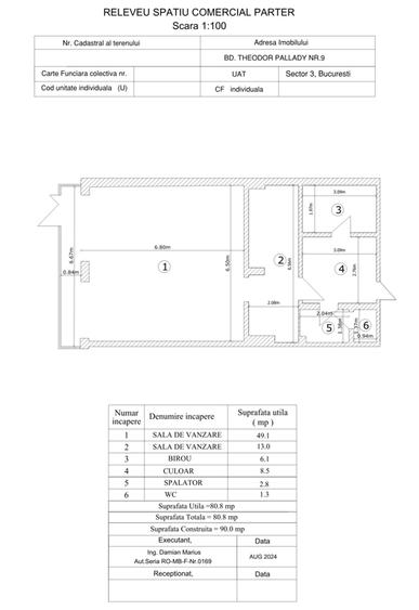 Spatiu Comercial de inchiriat, Bd. Theodor Pallady nr. 9, Pret Negociabil