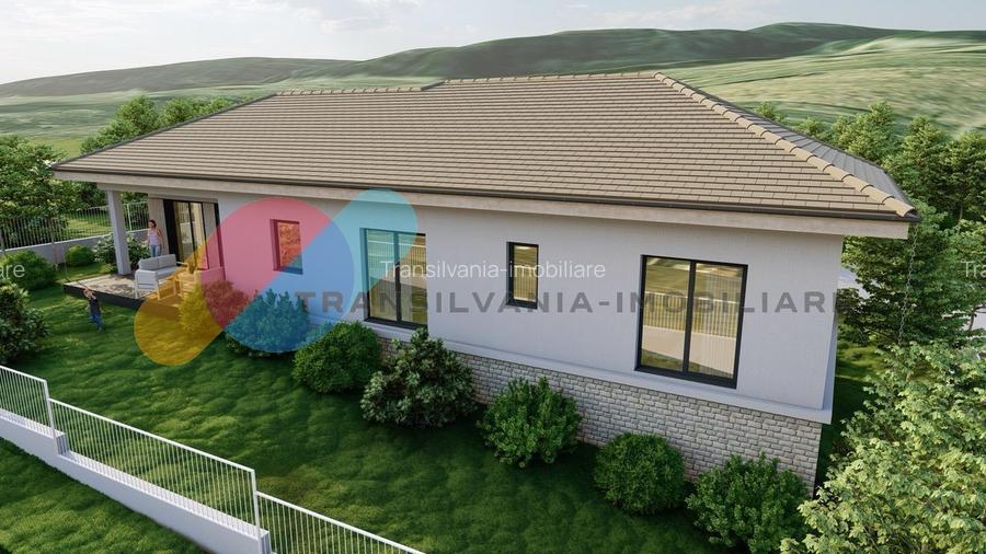 Casă individuală modernă cu garaje și teren 503mp – Chinteni - 16