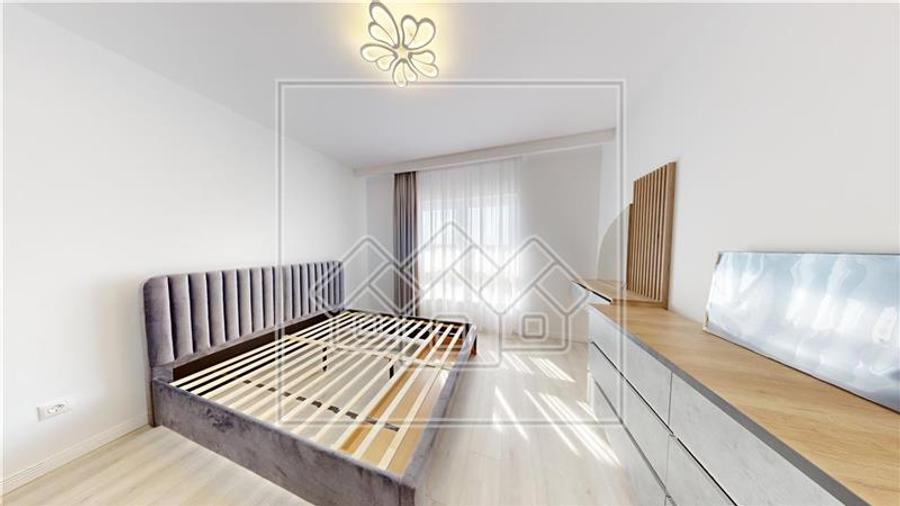 Apart. 3 camere si balcon, 61.2mp utili, predare la alb, Doamna Stanca