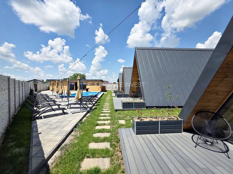AFACERE LA CHEIE | Complex Turistic Premium A-Frame + Piscină | Snagov - 9