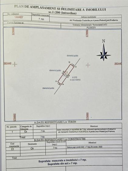 Apartament 3 camere de vanzare zona Republicii