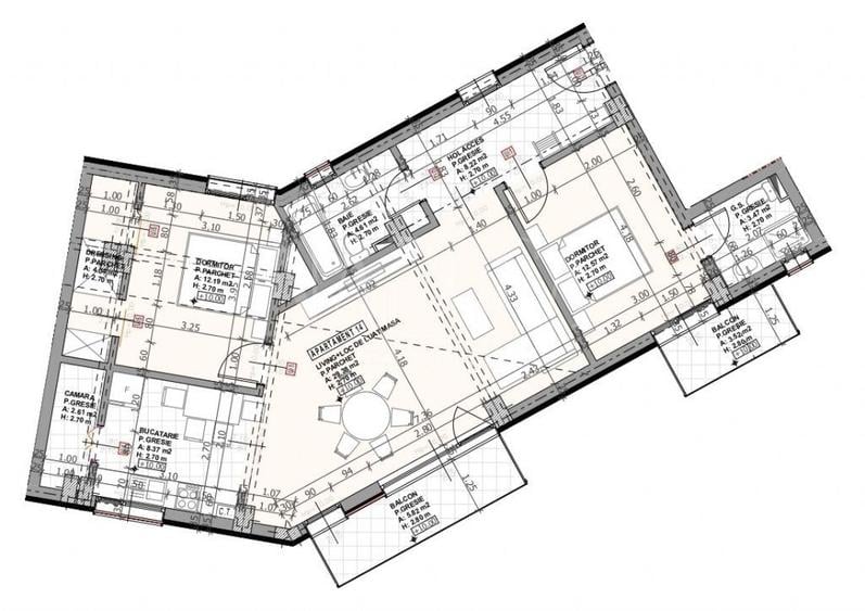 Apartament 3 camere de vanzare in Someseni, Cluj Napoca