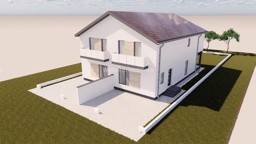 Duplex 4 camere, 100 mp utili, 10 mp terasa, 305 mp teren - Sag - 2