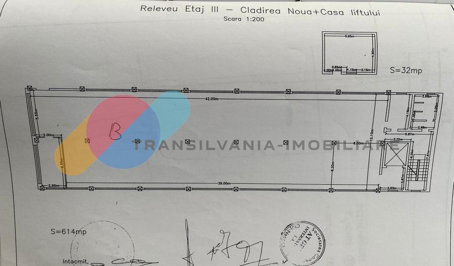Spațiu industrial/comercial – 614 mp, lift 2 tone, zonă Clujana