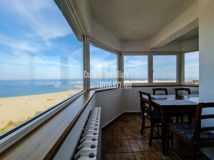 Vedere FRONTALA la MARE! Apartament cu 3 cam 80 mp MODERN cu centrala pe gaz