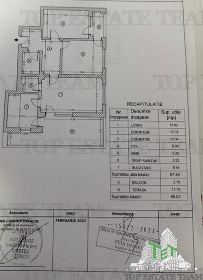 Apartament 3 camere | 20mp terasa + balcon | parcare acoperita + boxa | Rotar Pa