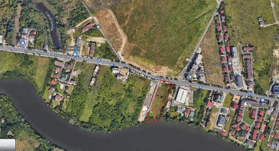 Teren Sisesti 9055 mp teren superb deschidere str lac 60 m - 3