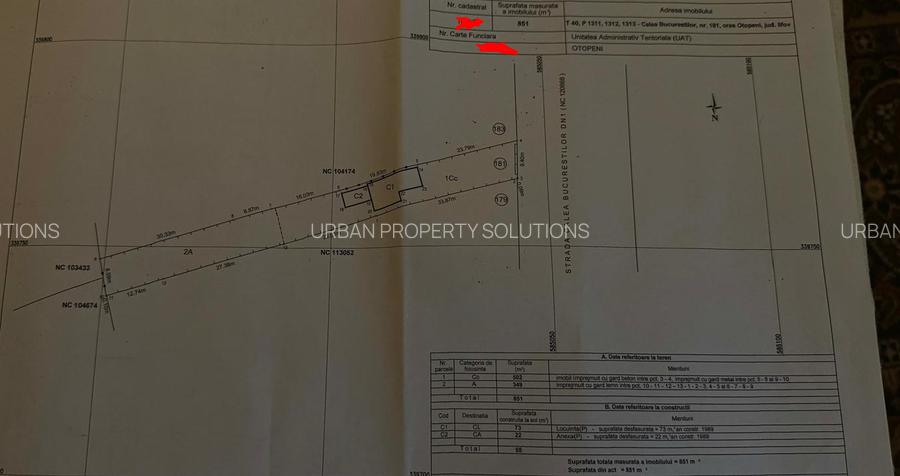 Teren premium 1.700 mp | Calea Bucureștilor (DN1) | Vis a vis  M6 Otopeni | P+3 - 3