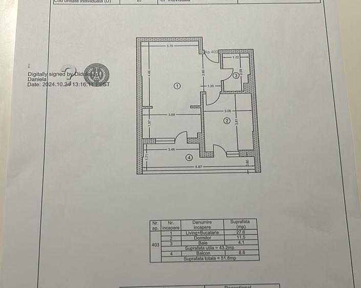 Metrou Berceni (1km) -  2 camere studio 52mp – finalizat tva 0%