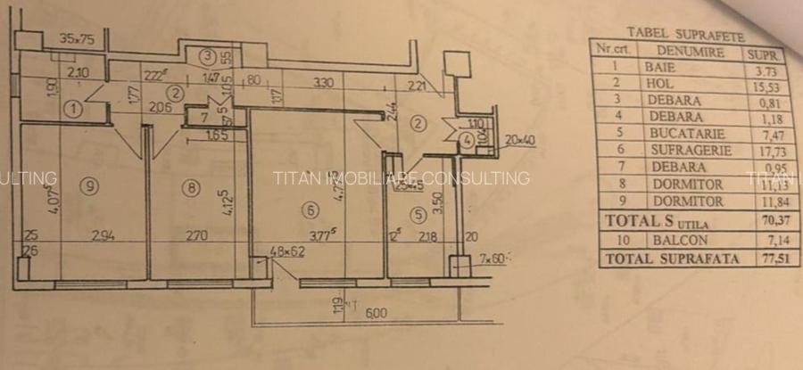 Colentina Doamna Ghica 3 camere 78mp - 10