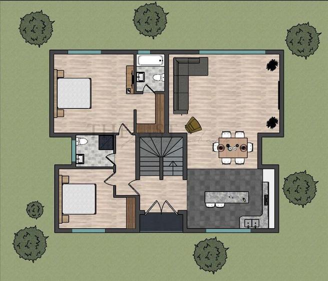 PIPERA | DE VANZARE APARTAMENT DUPLEX 5 CAMERE | TERASA