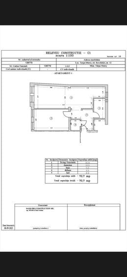 APARTAMENT PREMIUM | 70,7 MP | TÂRGU MUREȘ – CARTIER 7 NOIEMBRIE - 10