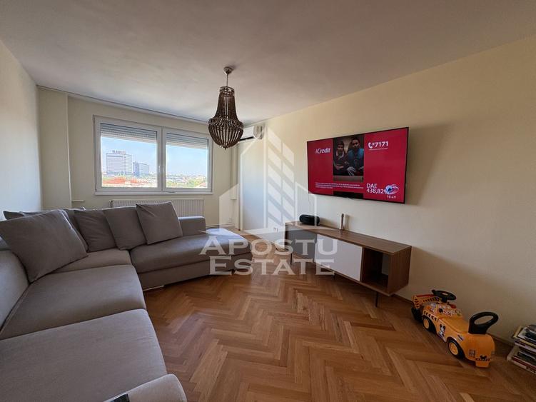 Apartament 3 camere 2 bai, etaj intermediar langa Punctele Cardinale