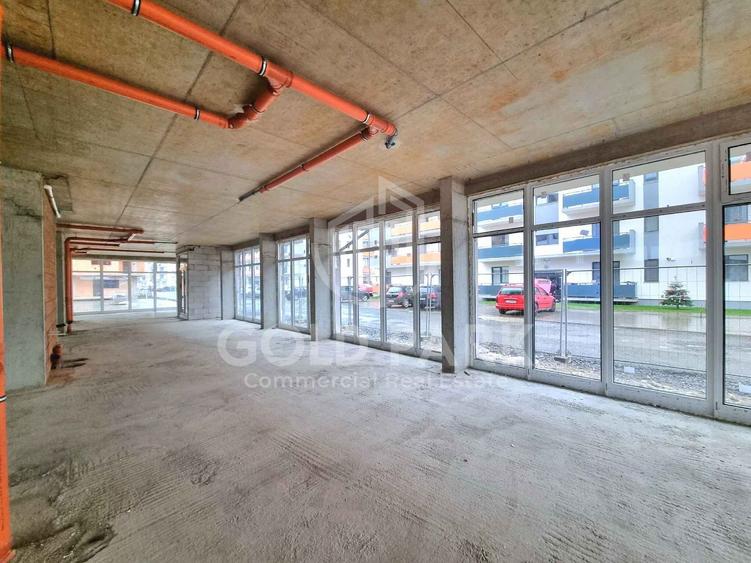 Spatiu Comercial - Zona Floresti - 80 mp - Bloc Nou  - VITRINA MARE