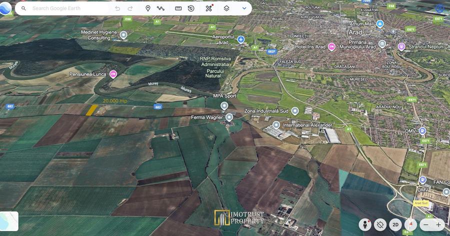 Teren industrial 20.000 mp cu acces rapid la Autostrada A1 – Arad