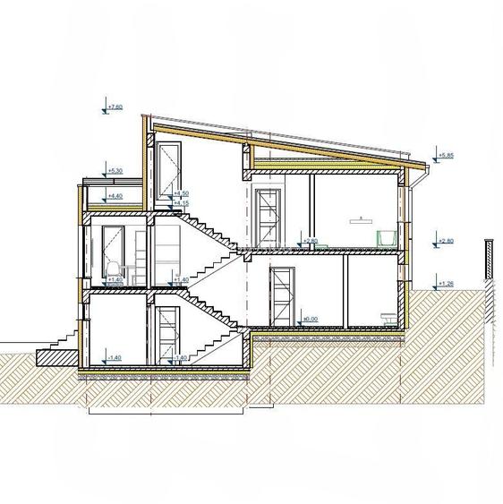 Bucium - teren 398mp cu autorizatie constructie D+P+E, toate utilitatile - 6