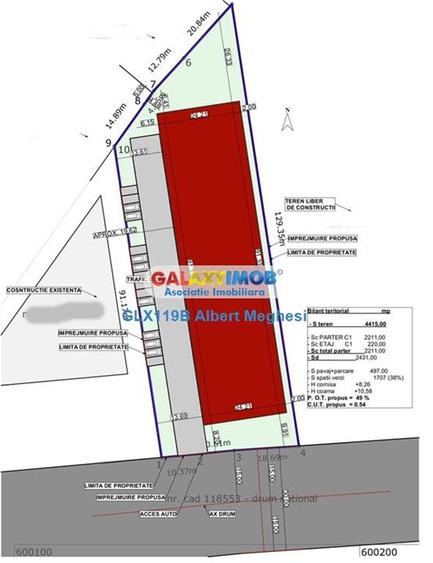 Inchiriere Hala 600 mp deschidere DN3 centura A0