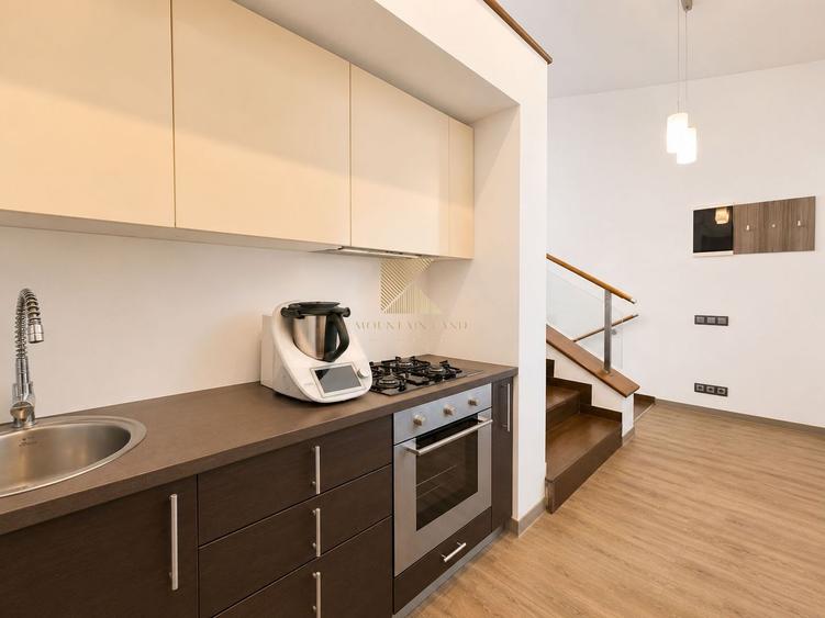 Apartament tip loft cu șemineu, situat în Silver Mountain Resort
