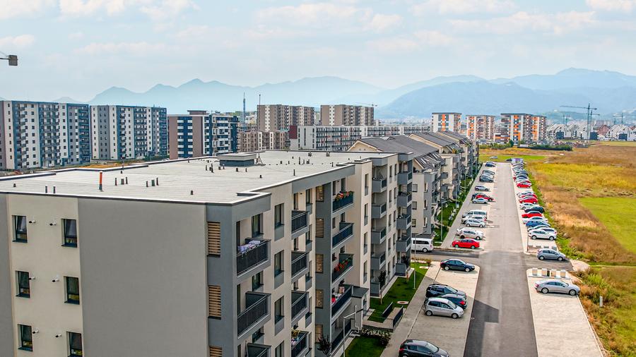 Apartament 3 camere în clădire cu 4 etaje - Rainbow
